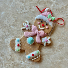 Load image into Gallery viewer, Pastel Gingerbread Man Ornament | Three Styles