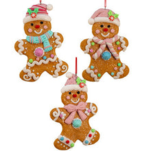 Load image into Gallery viewer, Pastel Gingerbread Man Ornament | Three Styles
