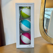 Load image into Gallery viewer, Glass Beach Ball Ornament Box Set