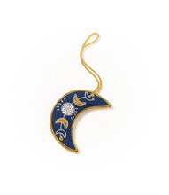Load image into Gallery viewer, Moon Felt Ornament