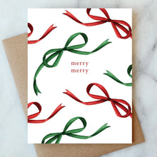 Load image into Gallery viewer, Bows Holiday Card