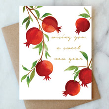 Load image into Gallery viewer, Pomegranate New Year Card