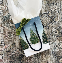 Load image into Gallery viewer, Snowy Trees Holiday Gift Bags | Two Styles
