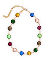 Load image into Gallery viewer, Jocelyn Color Glass Multicolor Necklace