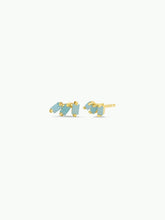Load image into Gallery viewer, Amazonite Gold Earrings