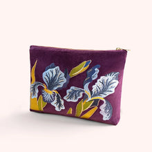 Load image into Gallery viewer, Velvet Iris Large Pouch