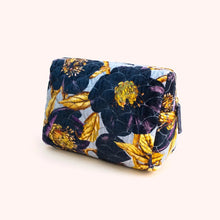 Load image into Gallery viewer, Hellebore Quilted Velvet Washbag