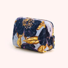 Load image into Gallery viewer, Hellebore Quilted Velvet Vanity Bag