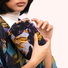 Load image into Gallery viewer, Hellebore Quilted Velvet Vanity Bag