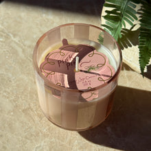 Load image into Gallery viewer, Pink Pine Glass Candle