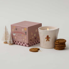Load image into Gallery viewer, Gingerbread Bistro Ceramic Candle