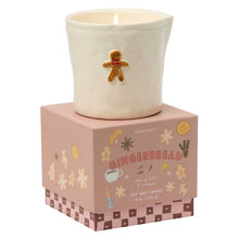 Load image into Gallery viewer, Gingerbread Bistro Ceramic Candle
