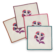 Load image into Gallery viewer, Autumn Bloom Cotton Coaster Set