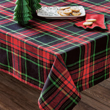 Load image into Gallery viewer, Christmas Plaid Tablecloth