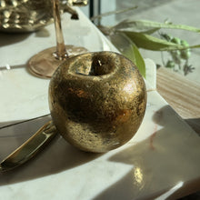 Load image into Gallery viewer, Gold Apple Decoration