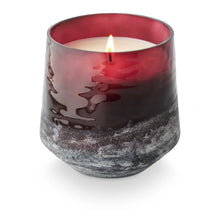 Load image into Gallery viewer, Crimson Woods Baltic Glass Candle