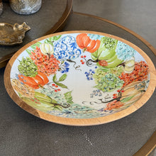 Load image into Gallery viewer, Fall Hydrangea Shallow Bowl