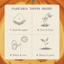 Load image into Gallery viewer, Half Moon Pumpkin Tin Candle