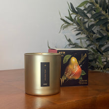 Load image into Gallery viewer, Winter Garden Golden Pear Candle
