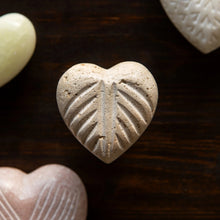 Load image into Gallery viewer, Medium Beige Marble Heart
