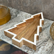 Load image into Gallery viewer, Wood Christmas Tree Tray