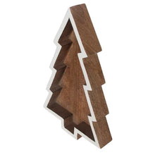 Load image into Gallery viewer, Wood Christmas Tree Tray