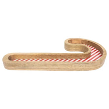 Load image into Gallery viewer, Candy Cane Wood Tray
