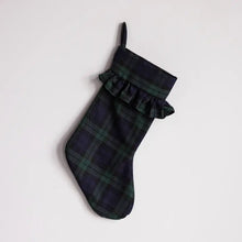 Load image into Gallery viewer, Green Plaid Holiday Stocking