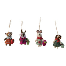 Load image into Gallery viewer, Felt Animal Ornament | Four Styles