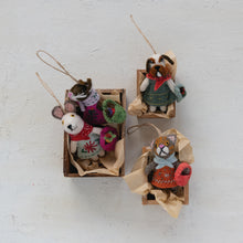 Load image into Gallery viewer, Felt Animal Ornament | Four Styles