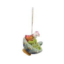 Load image into Gallery viewer, Felt Tea Cup Mouse Ornament | Two Styles