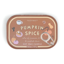 Load image into Gallery viewer, Pumpkin Spice Tin Candle