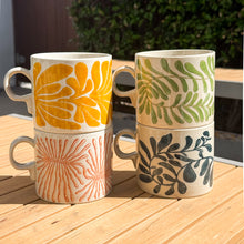 Load image into Gallery viewer, Hand-Painted Mug w/ Abstract Design