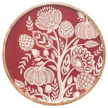 Load image into Gallery viewer, Fall Round Wood Platter