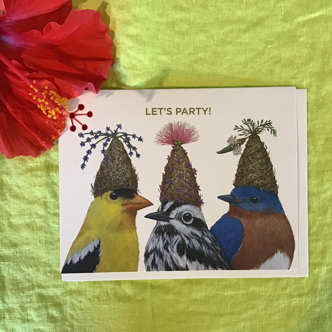 Party Hats Birds