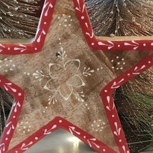 Hand-Painted Mango Wood Star available at Bench Home
