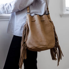Load image into Gallery viewer, Jethro Fringed Bucket Purse | 4 Colors