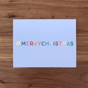 #MerryChristmas Card available at Bench Home