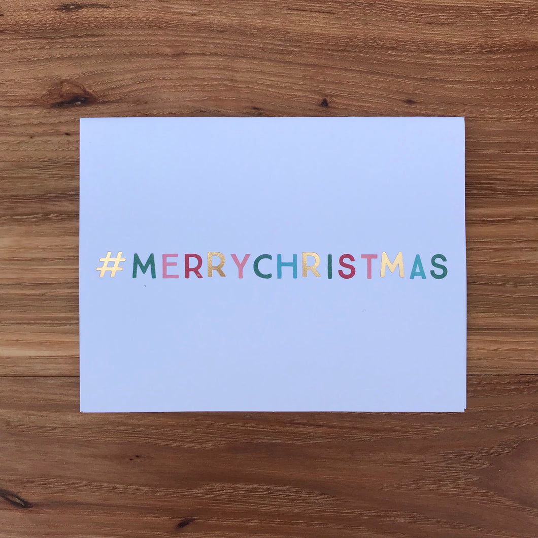 #MerryChristmas Card