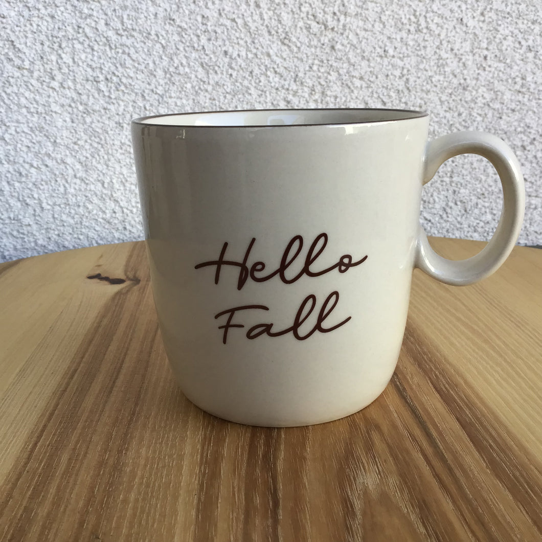 Fall Saying Stoneware Mug | 4 Styles