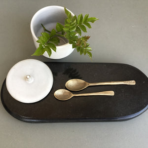 Hand Forged Metal Spoons | Set of 2 available at Bench Home