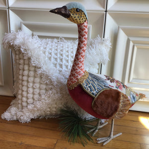 Fabric Covered Goose available at Bench Home