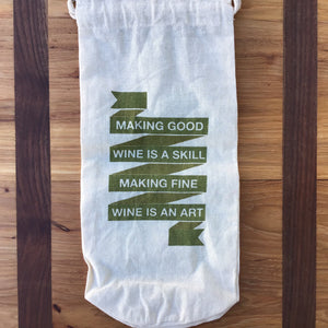 Cotton Wine Bags | 5 Styles available at Bench Home