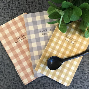Meal Planning Notebooks Set of Three available at Bench Home