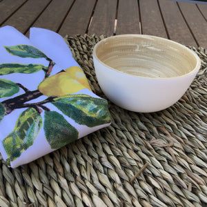 White Bamboo Two Toned Bowls available at Bench Home