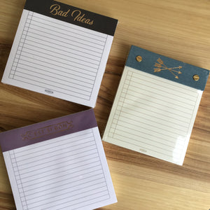 Tear Away Notepad | 3 styles available at Bench Home