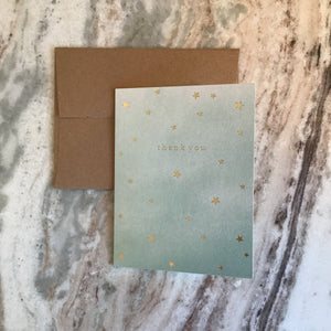 Stars Thank You Card available at Bench Home