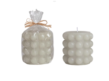 Load image into Gallery viewer, Short Hobnail Pillar Candles | 3 Styles