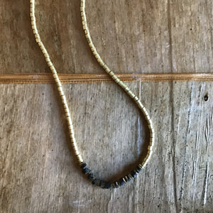 Matte Gold + Beaded Necklace | 2 Styles available at Bench Home