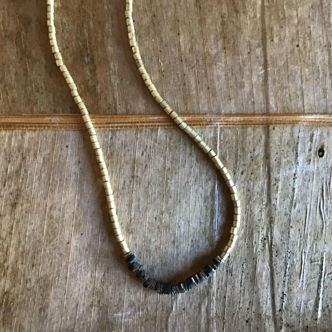 Matte Gold + Beaded Necklace | 2 Styles